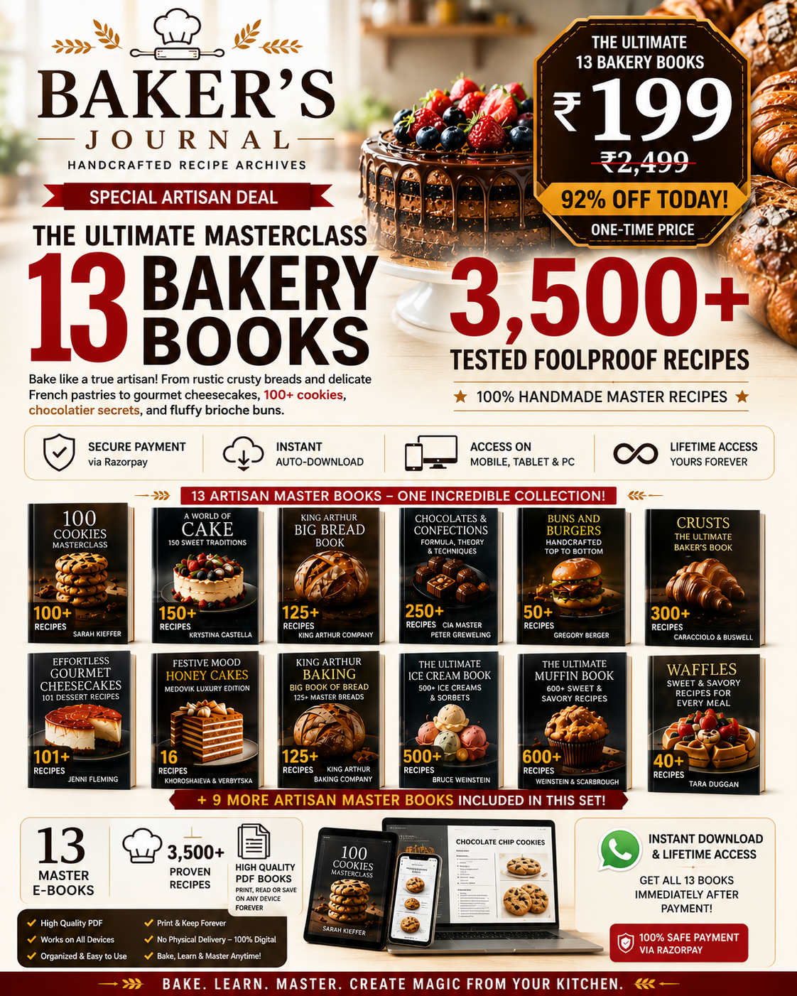13 Bakery Books Masterclass Real 3D Covers & Collection